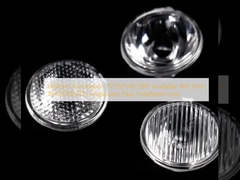 Uniforme verlichting 15°/30°/45°/60° Beschikbaar Φ19.7mm XML5050LED's Eenvoudige lens Gemakkelijk te installeren